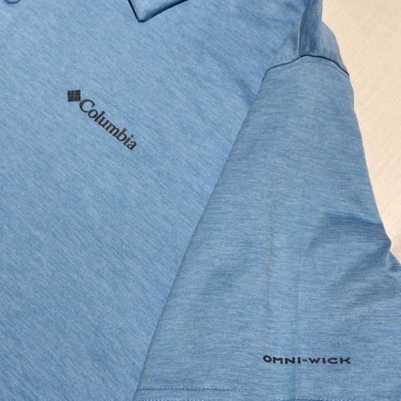 Columbia Performance Golf Polo. Light Heather Blue. X Large. Make an offer. - Picture 5 of 7